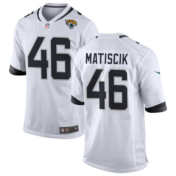 Youth Jacksonville Jaguars #46 Ross Matiscik Nike White Limited Jersey