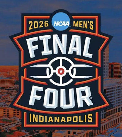 Embroidered 2026 NCAA College Basketball Mens Final Four Game Indianapolis Logo 