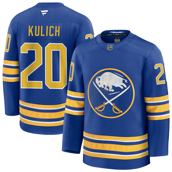 Men's Buffalo Sabres #20 Jiri Kulich Fanatics Royal Home Premier Player Jersey
