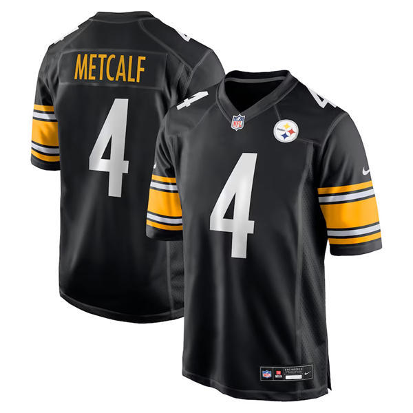 Youth Pittsburgh Steelers #4 DK Metcalf Nike Black Vapor F.U.S.E. Limited Jersey