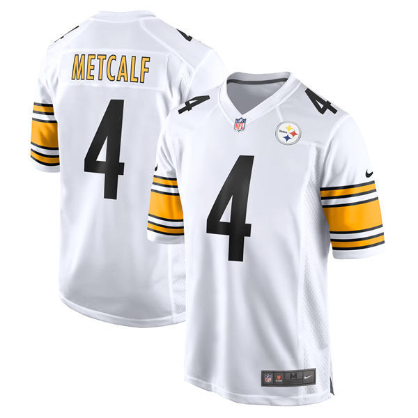 Womens Pittsburgh Steelers #4 DK Metcalf Nike White Vapor F.U.S.E. Limited Jersey